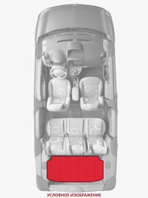 ЭВА коврики «Queen Lux» багажник для Cadillac Seville (3G)